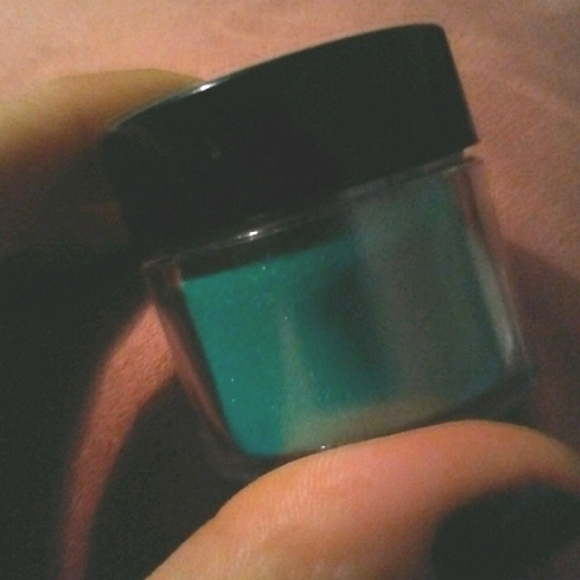 Aqua Green Loose Eyeshadow Powder Cosmetic Grade Mica Nail Art Sparkle Pigment - Picture 1 of 3